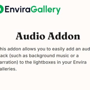 Envira Gallery Audio Addon