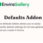 Envira Gallery Defaults