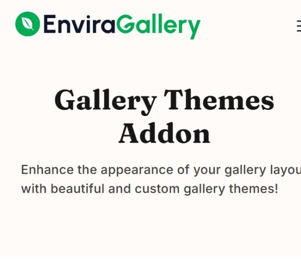 Envira Gallery Gallery Themes Addon