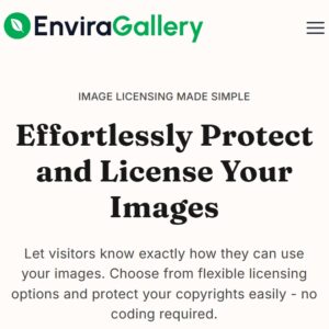 Envira Gallery Image Licensing Addon
