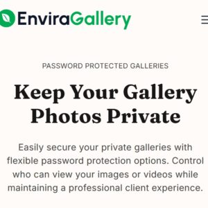 Envira Gallery Password Protection Addon
