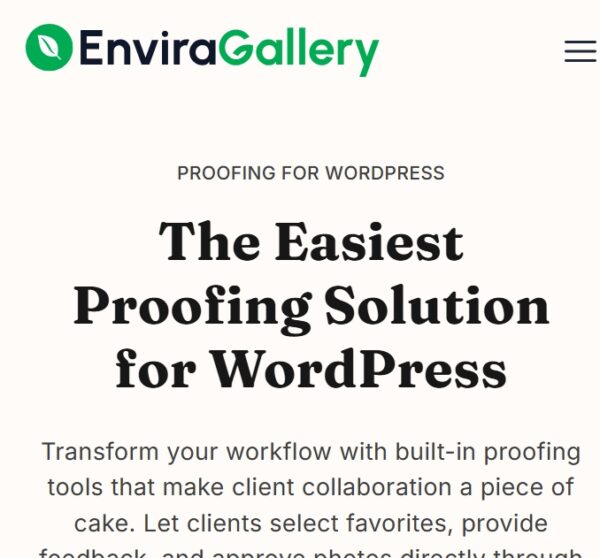 Envira Gallery Proofing Addon