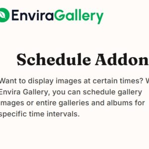 Envira Gallery Schedule