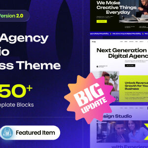 Frisk - Creative Agency & Portfolio WordPress Theme