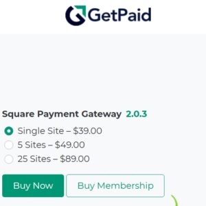 Get Paid Square Payment Gateway