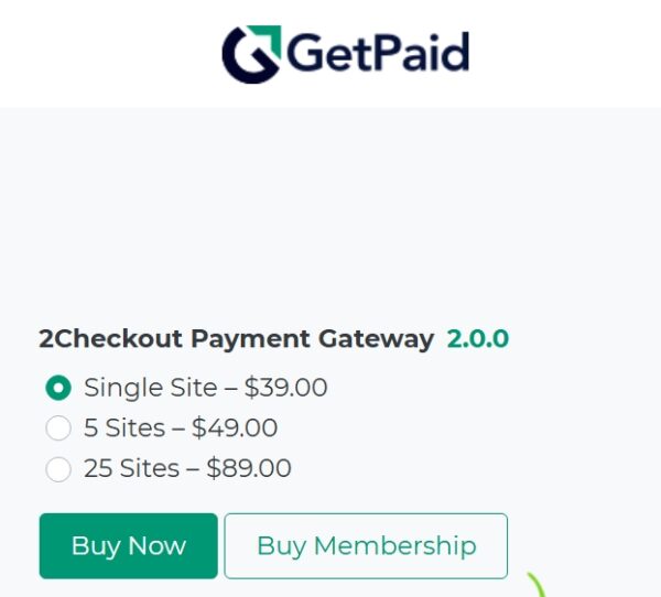 GetPaid 2Checkout Payment Gateway