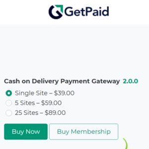GetPaid Cash on Delivery Payment Gateway