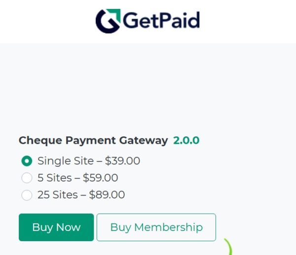 GetPaid Cheque Payment Gateway