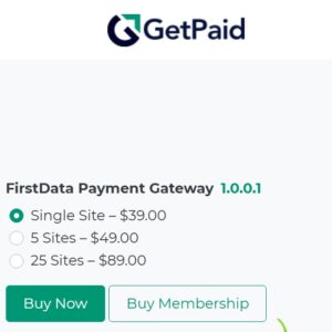 GetPaid First Data Payment Gateway