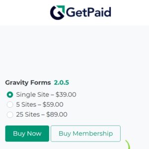 GetPaid Gravity Forms