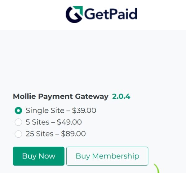 GetPaid Mollie Payment Gateway