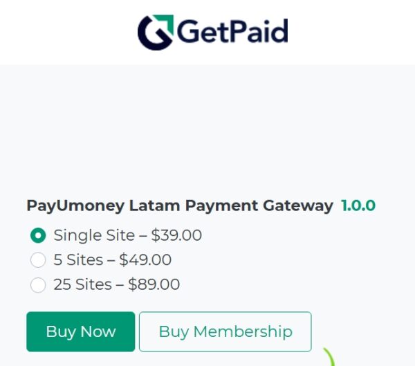 GetPaid PayUmoney Latam Gateway