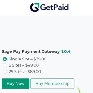 GetPaid Sage Pay Payment Gateway