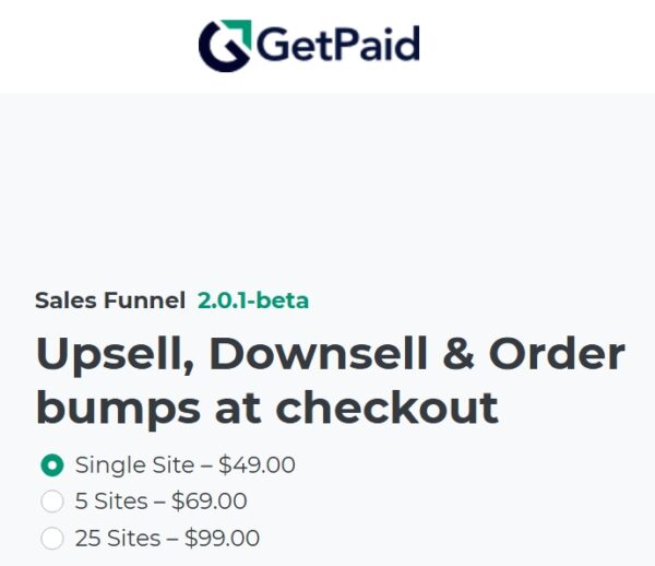 GetPaid Sales Funnel