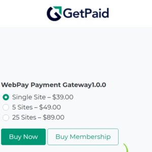 GetPaid WebPay Payment Gateway