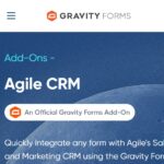 Gravity Forms Agile CRM