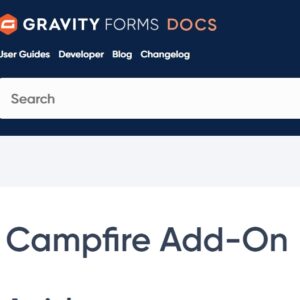 Gravity Forms Campfire