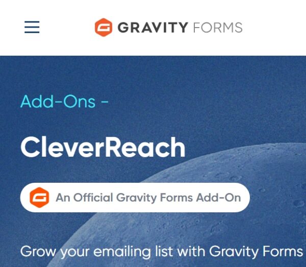 Gravity Forms Clever Reach
