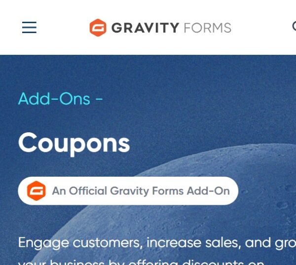 Gravity Forms Coupons