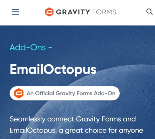 Gravity Forms EmailOctopus