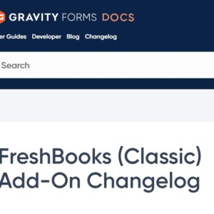 Gravity Forms Freshbooks