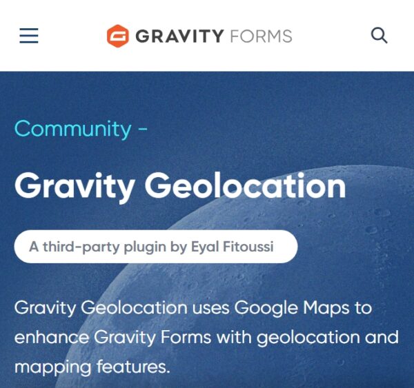 Gravity Forms Geolocation Add-On