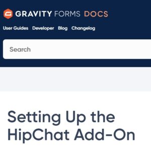 Gravity Forms HipChat