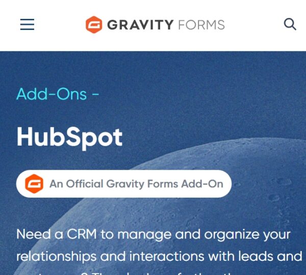 Gravity Forms HubSpot