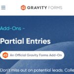 Gravity Forms Partial Entries
