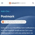 Gravity Forms Postmark