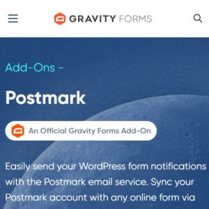 Gravity Forms Postmark