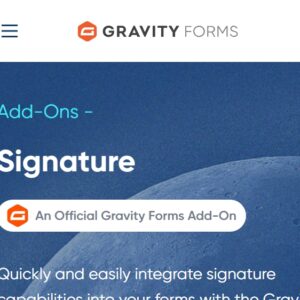 Gravity Forms Signature