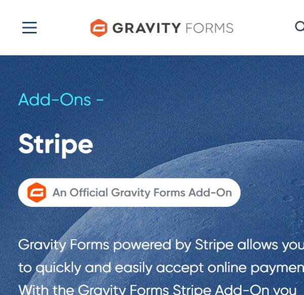 Gravity Forms Stripe