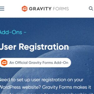 Gravity Forms User Registration