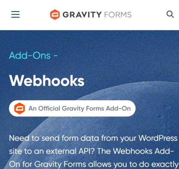 Gravity Forms Webhooks
