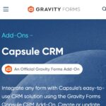 Gravity Forms Zoho CRM
