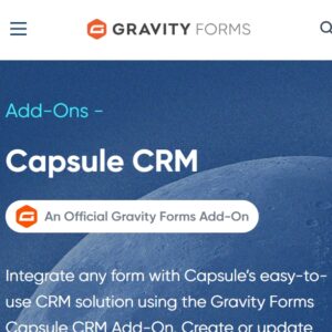 Gravity Forms Zoho CRM