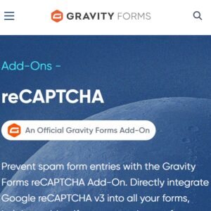 Gravity Forms reCAPTCHA