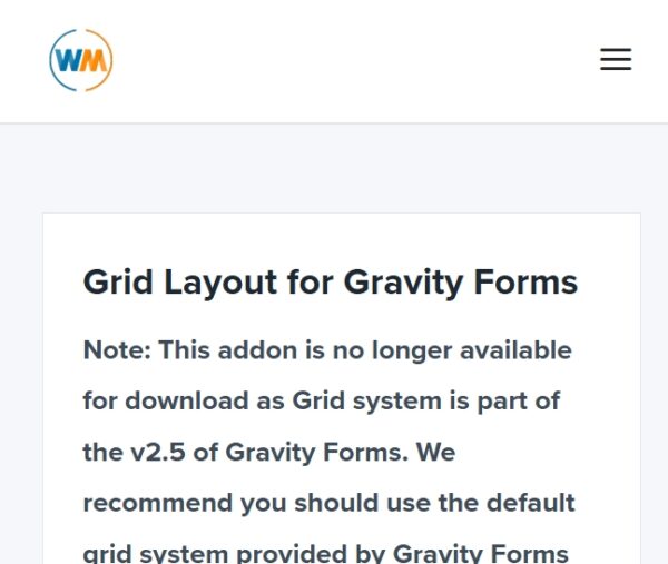 Grid Layout For Gravity Forms