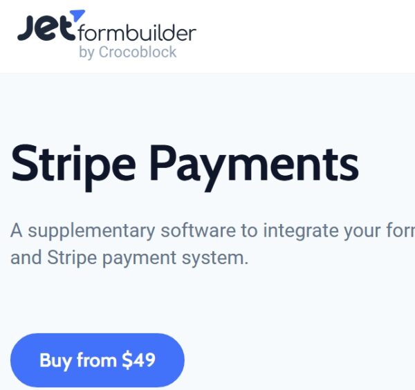 JetFormBuilder Stripe Gateway