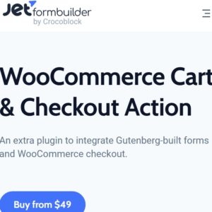 JetFormBuilder WooCommerce Cart & Checkout Action