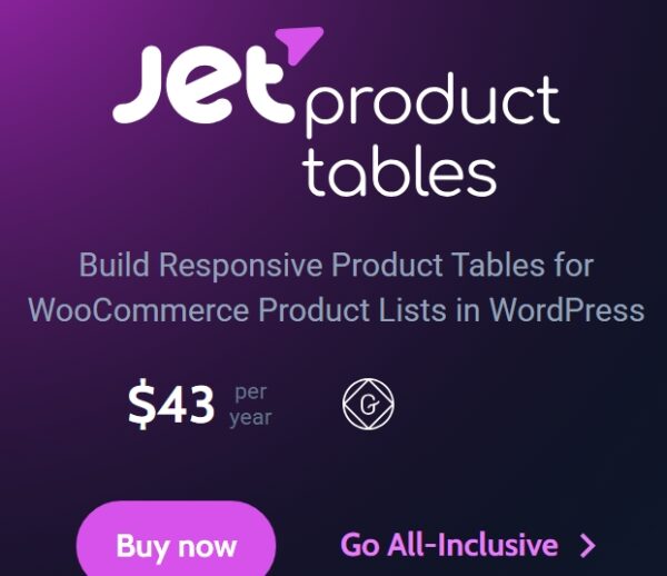 JetProductTables