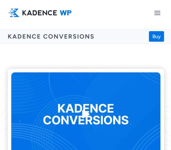 Kadence Conversions