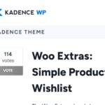 Kadence Woo Extras