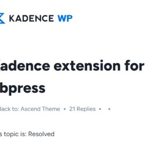 Kadence bbPress Design Support Forums
