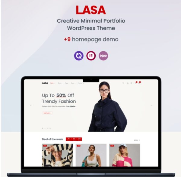 Lasa - Creative Minimal WooCommerce WordPress Theme