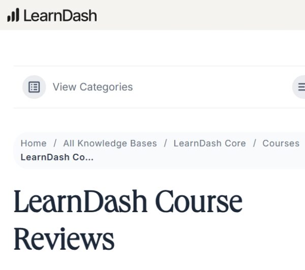 LearnDash Course Reviews