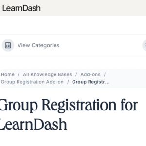 LearnDash Group Registration