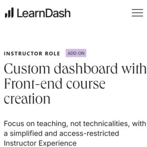LearnDash Instructor Role