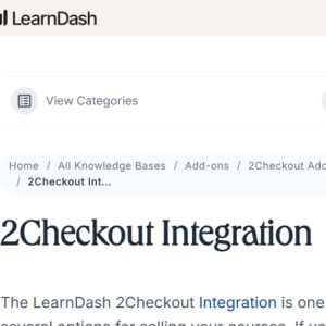 LearnDash LMS 2Checkout Integration